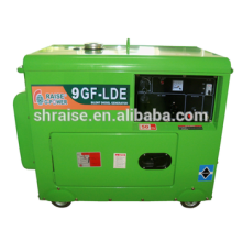 7KW generador diesel silencioso refrigerado por aire